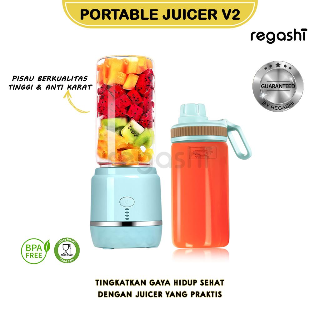 Regashi Portable Juicer V2 || Blender Portable Terbaik