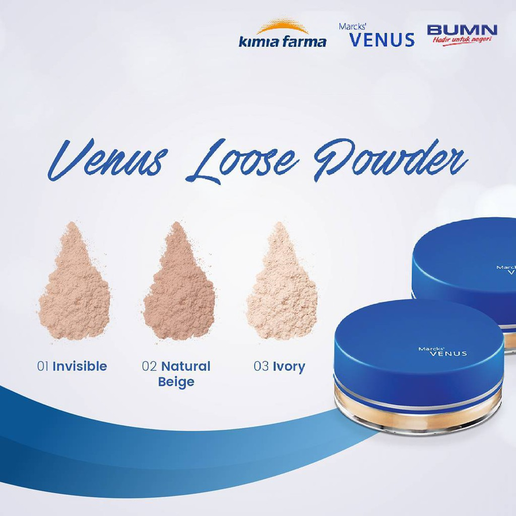 Marcks' Venus Loose Powder || Produk Makeup Lokal Terbaik
