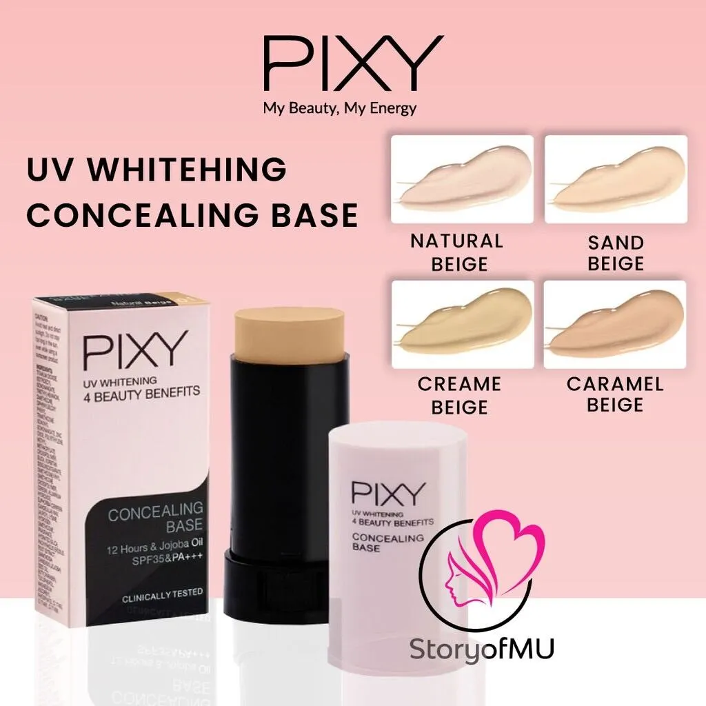 PIXY UV Whitening Concealing Base || Produk Makeup Lokal Terbaik