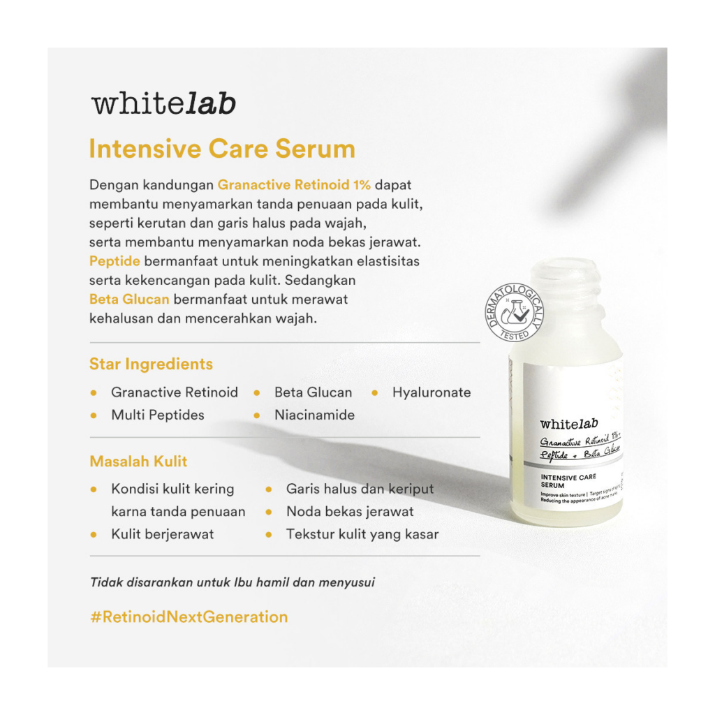 Whitelab Intensive Care Serum || skincare untuk kulit sehat