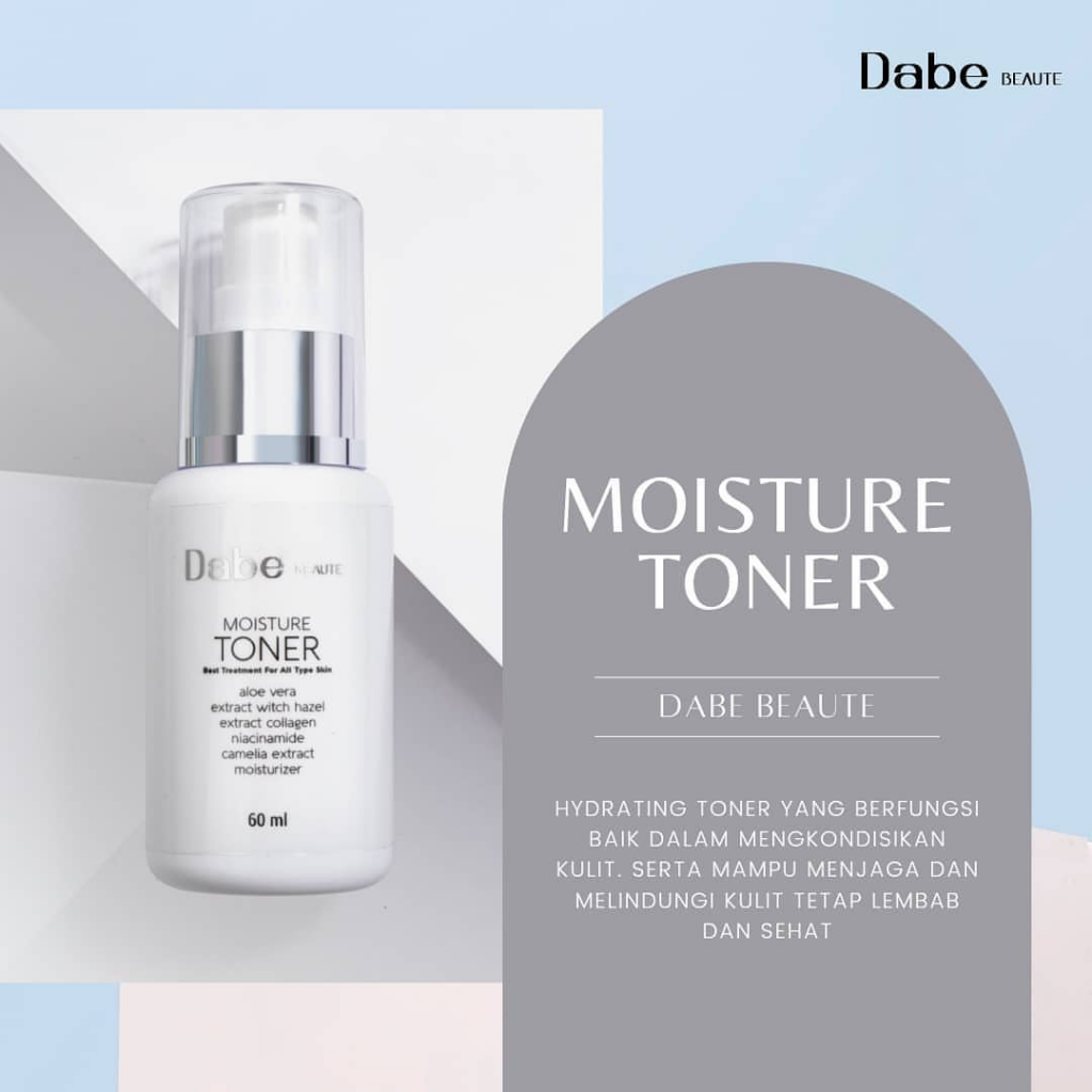 Dabe Beaute Moisture Toner || skincare untuk kulit sehat