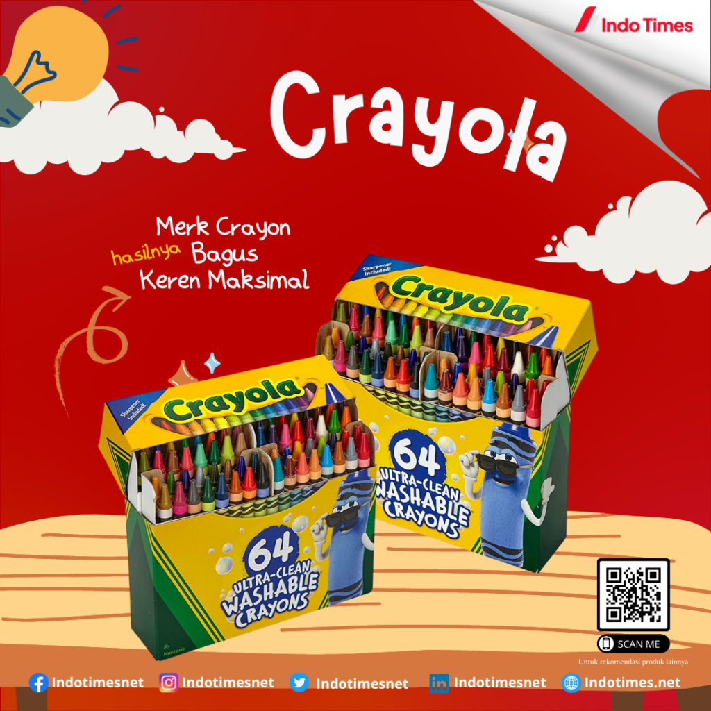 Crayola || Merk Crayon yang Bagus