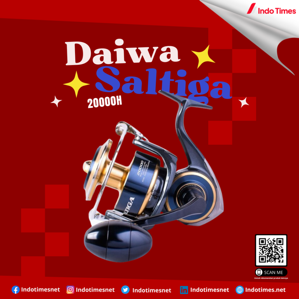 Daiwa Saltiga 20000H || Merk Reel Pancing Terbaik