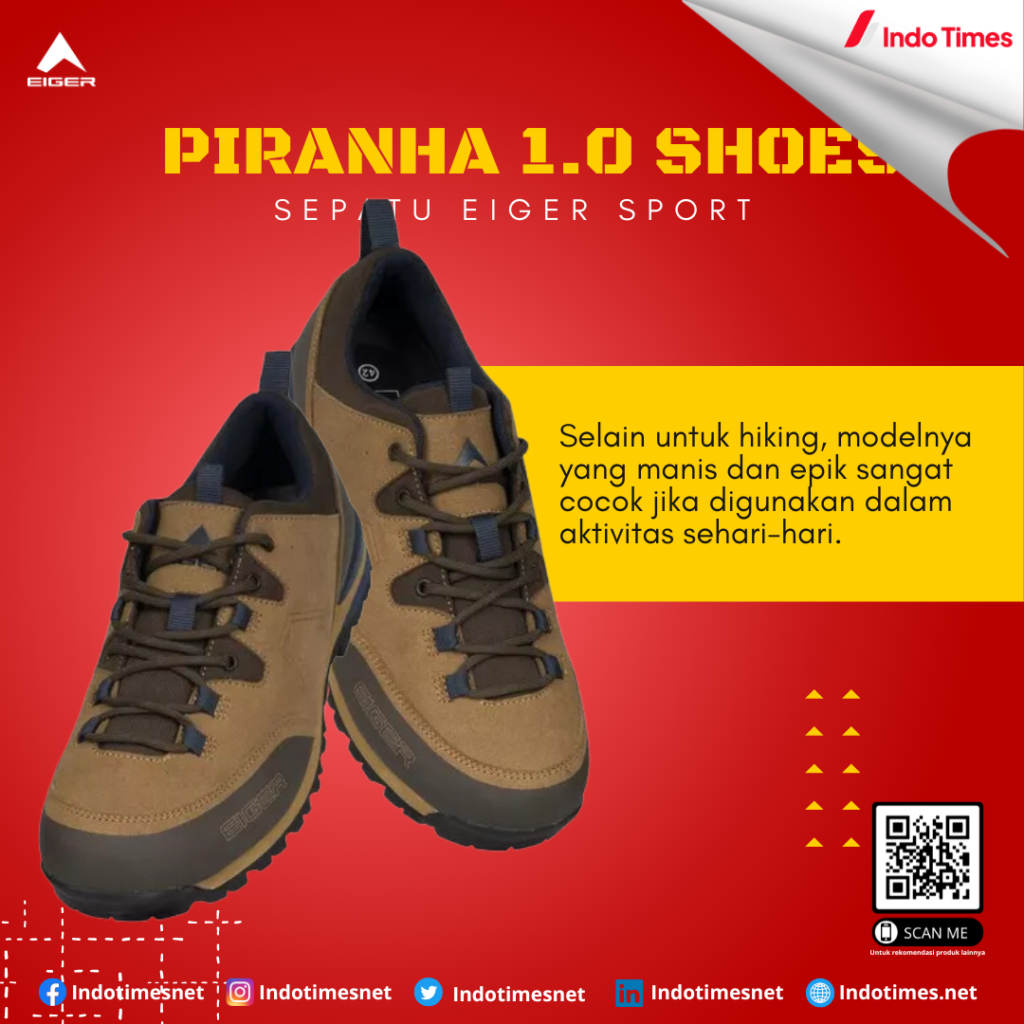 Eiger Piranha 1.0 Shoes || Sepatu Eiger Sport Terbaik
