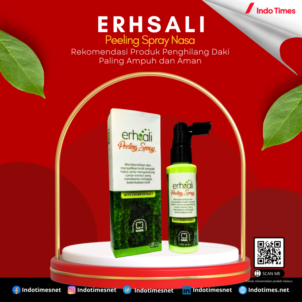 Erhsali Peeling Spray Nasa || Produk Penghilang Daki Paling Ampuh