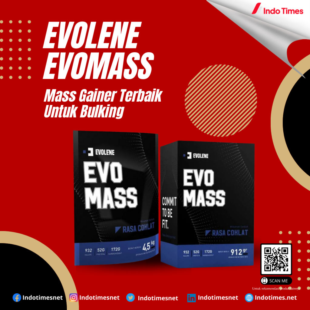 Evolene Evomass || Mass Gainer Terbaik Untuk Bulking