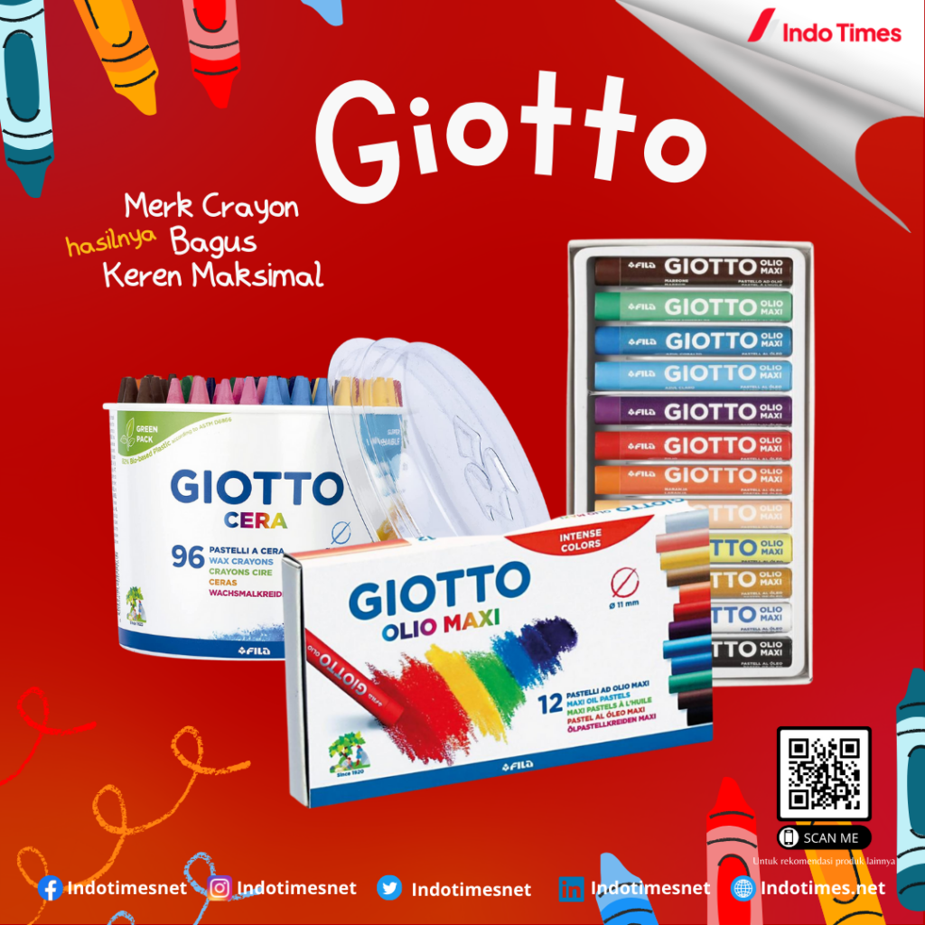 Giotto || Merk Crayon yang Bagus