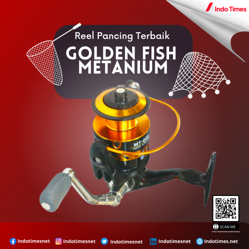 Golden Fish Metanium 105 || Merk Reel Pancing Terbaik