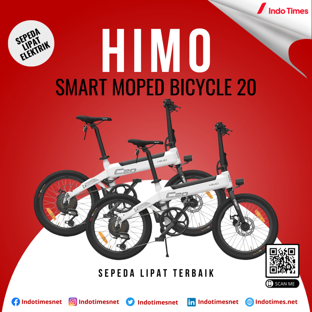 HIMO: Sepeda Lipat Elektrik Smart Moped Bicycle 20 || Sepeda Lipat Terbaik