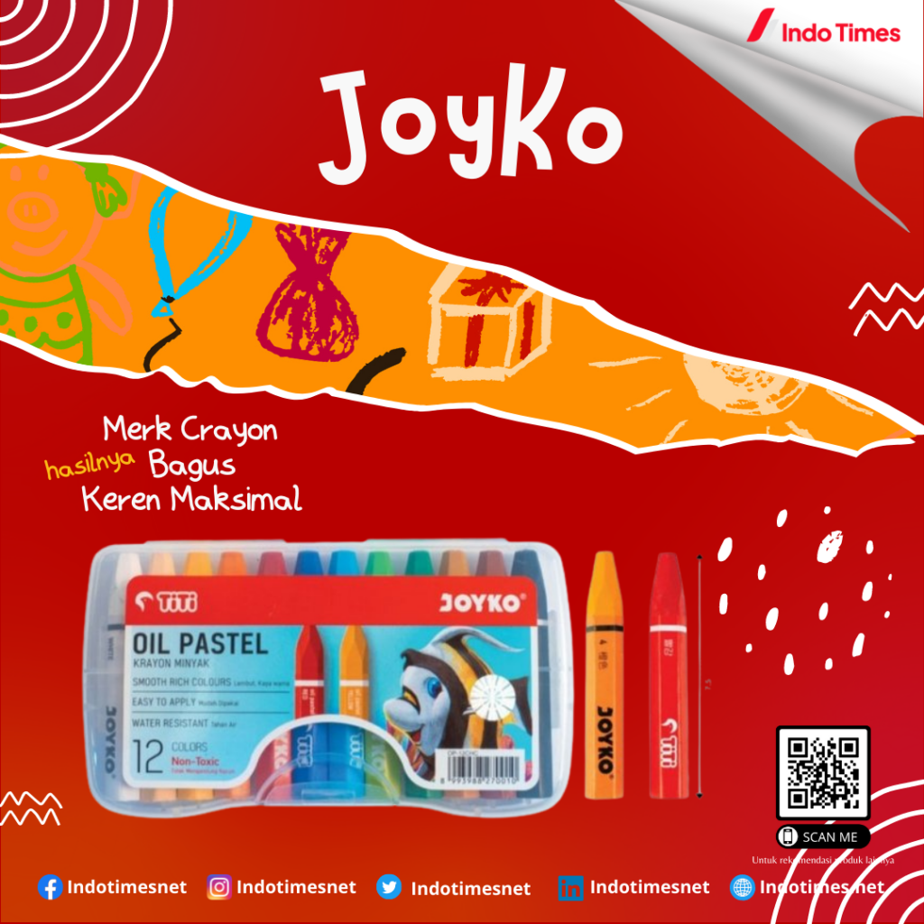 Joyko || Merk Crayon yang Bagus