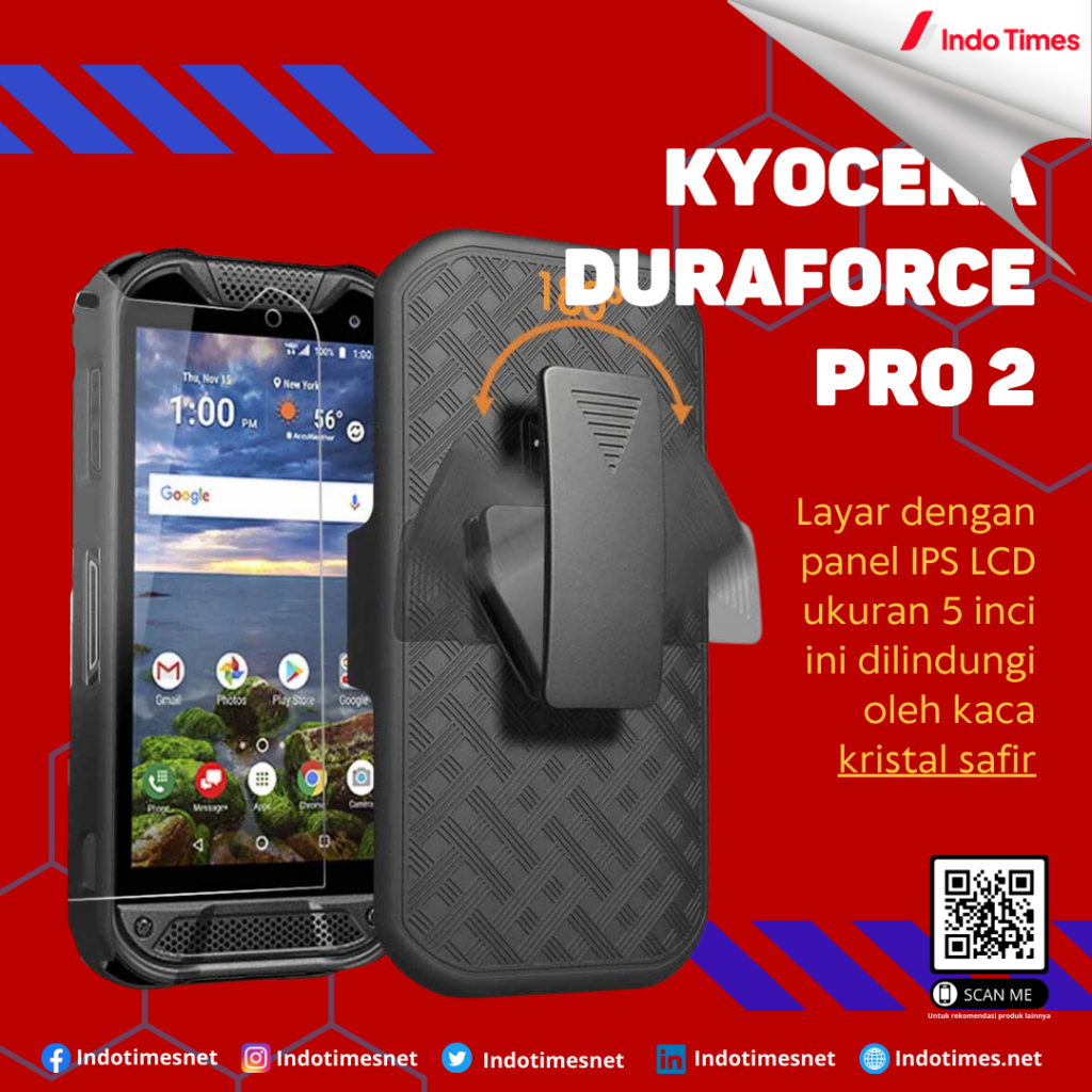 Kyocera Duraforce Pro 2 || HP Buatan Jepang Terbaik dan Tercanggih 2023