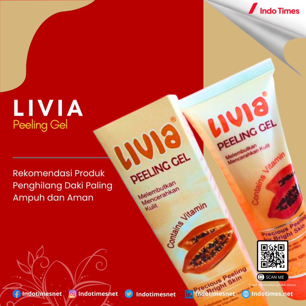 Livia Peeling Gel || Produk Penghilang Daki Paling Ampuh
