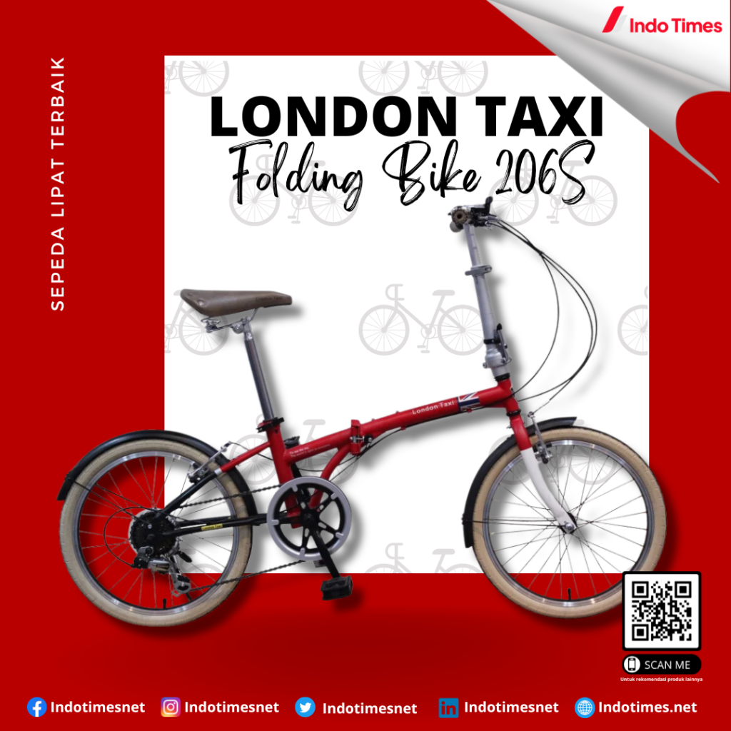 London Taxi: Folding Bike 206S || Sepeda Lipat Terbaik