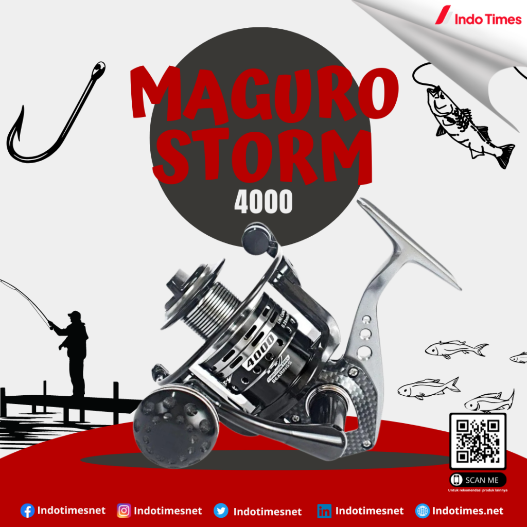 Maguro Storm 4000 || Merk Reel Pancing Terbaik