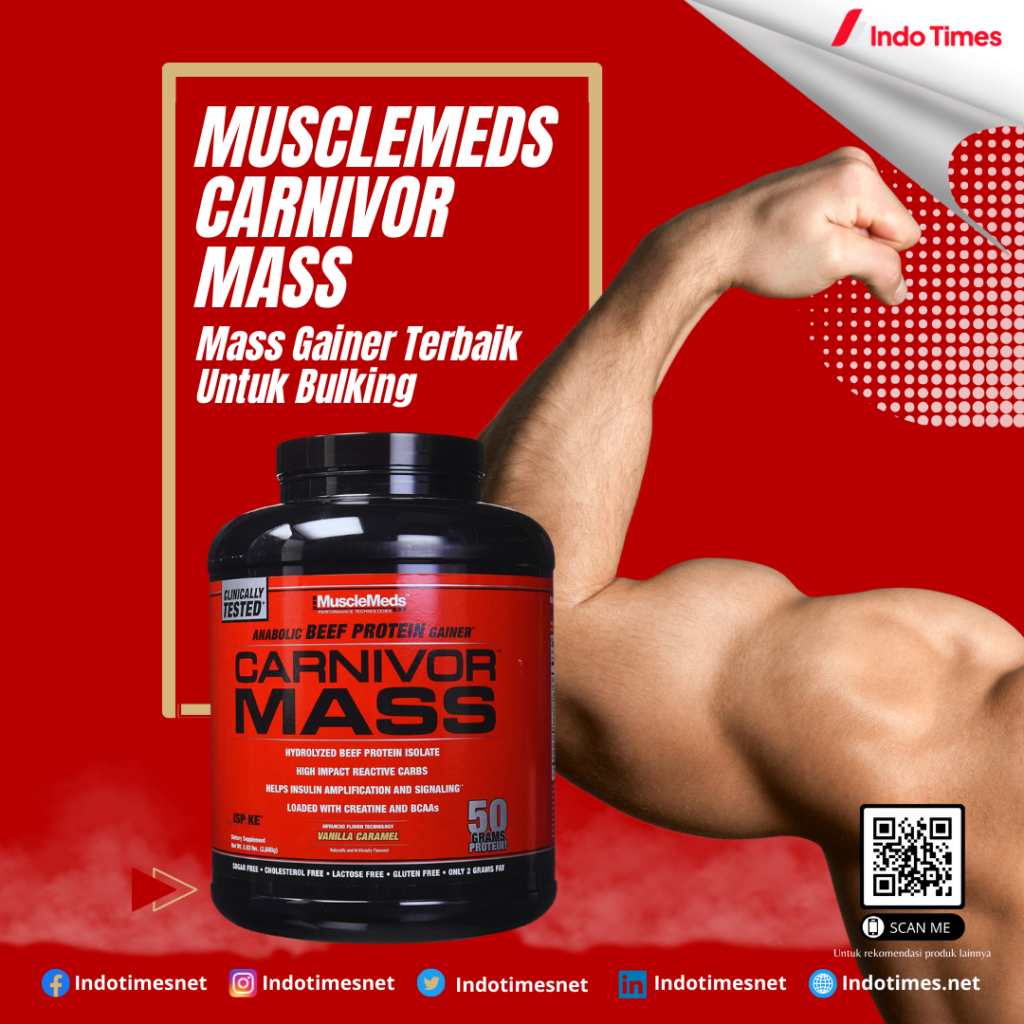 MuscleMeds Carnivor Mass || Mass Gainer Terbaik Untuk Bulking