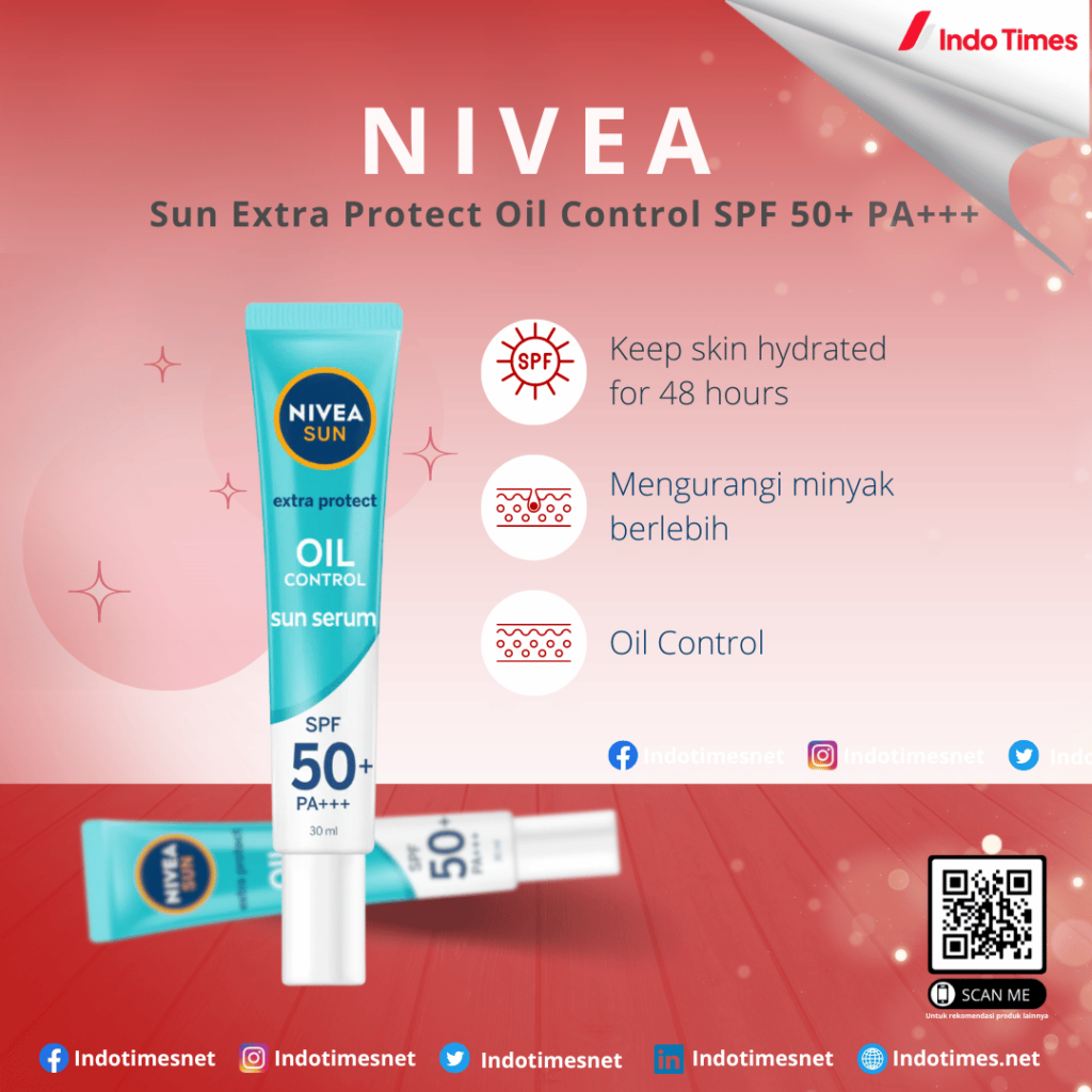 Nivea Sun Extra Protect Oil Control SPF 50+ PA+++ || Sunscreen untuk Kulit Berminyak