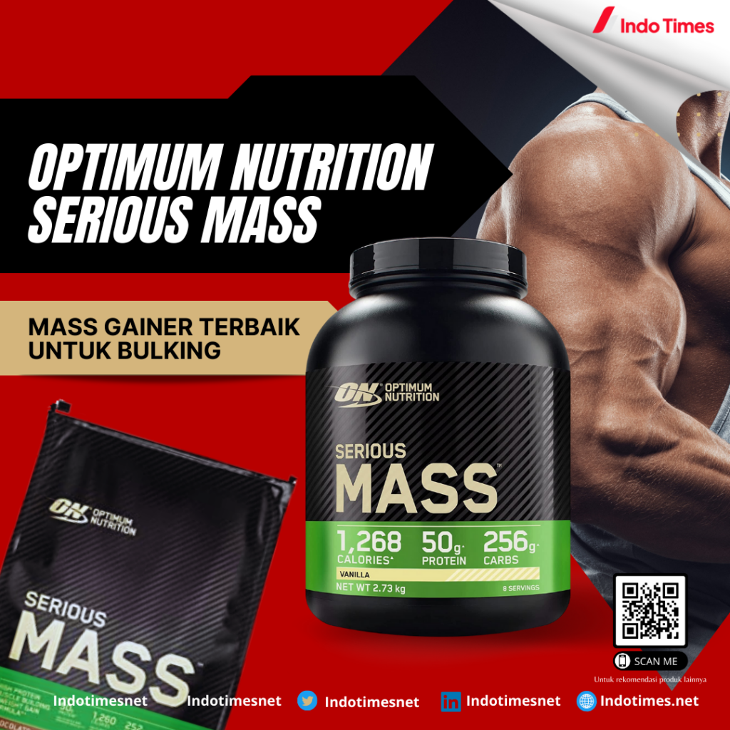 Optimum Nutrition Serious Mass || Mass Gainer Terbaik Untuk Bulking