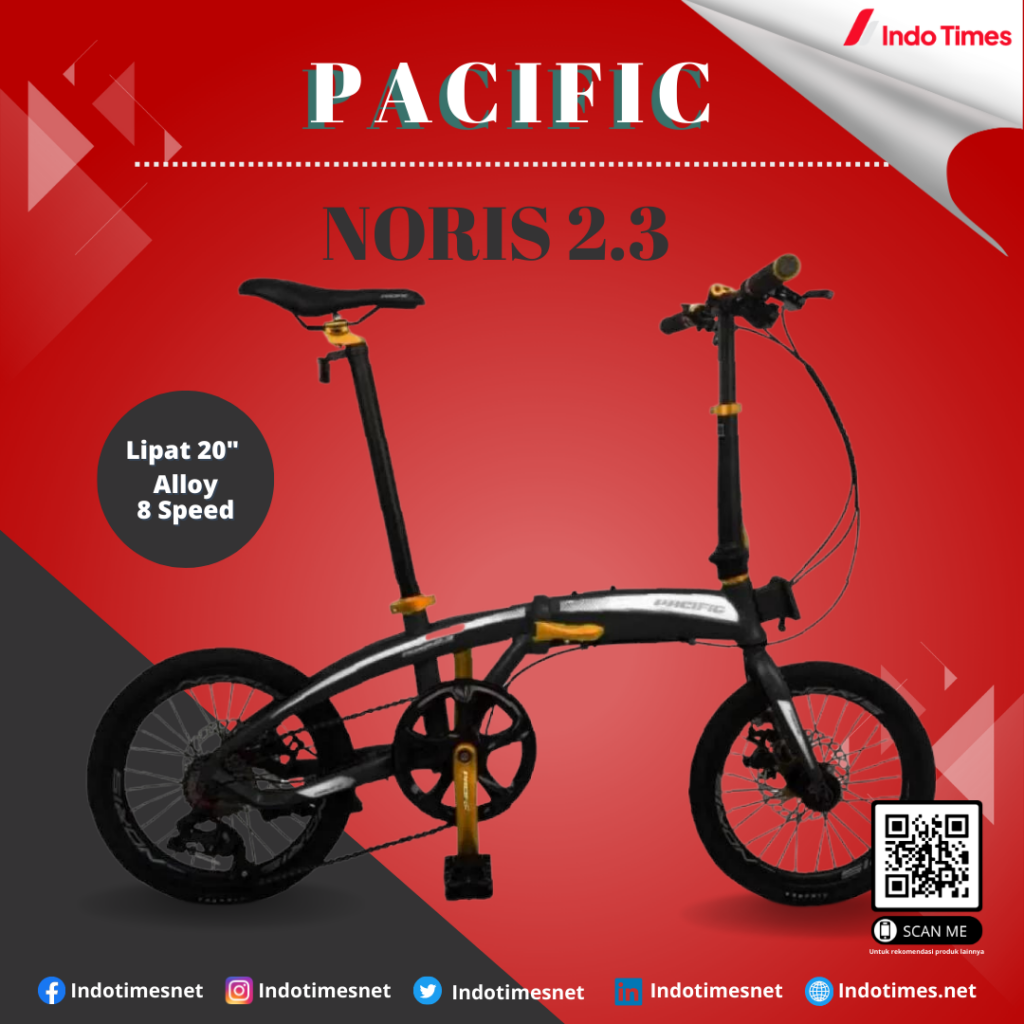 Pacific: NORIS 2.3 || Sepeda Lipat Terbaik