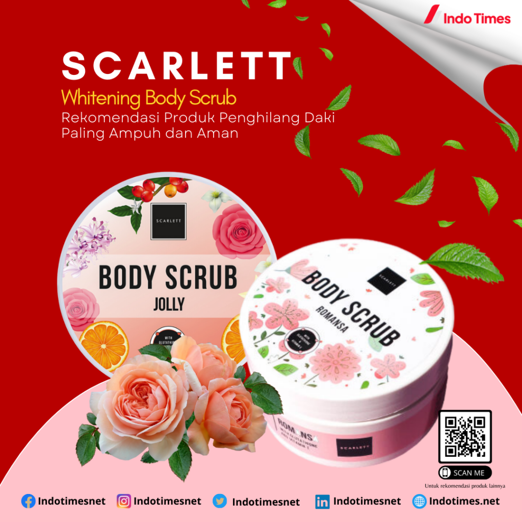 Scarlett Whitening Body Scrub || Produk Penghilang Daki Paling Ampuh