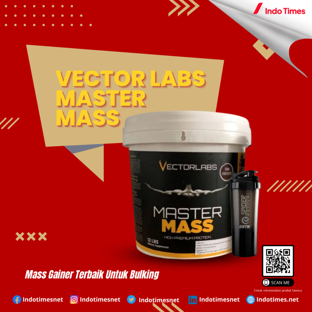 Vector Labs Master Mass || Mass Gainer Terbaik Untuk Bulking