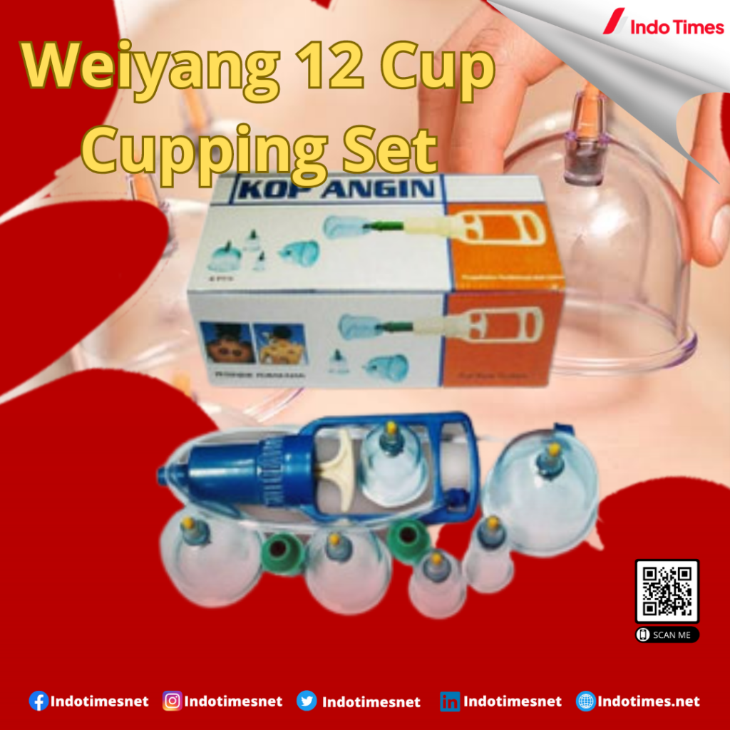 Weiyang 12 Cup Cupping Set || Alat Bekam Terbaik Rekomendasi Untuk Kesehatan