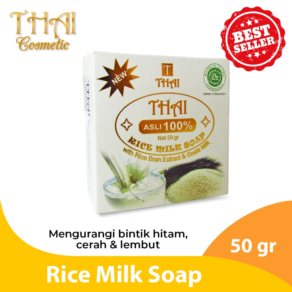 Rice Milk Soap dari Thai || Sabun Beras Terbaik untuk Wajah 