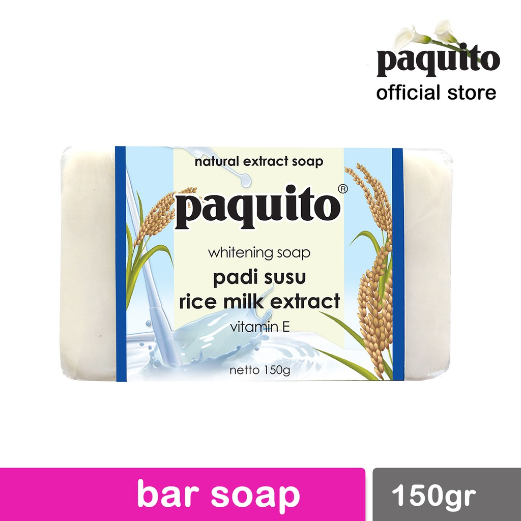 Sabun Cair Padi Susu dari Paquito || Sabun Beras Terbaik untuk Wajah 