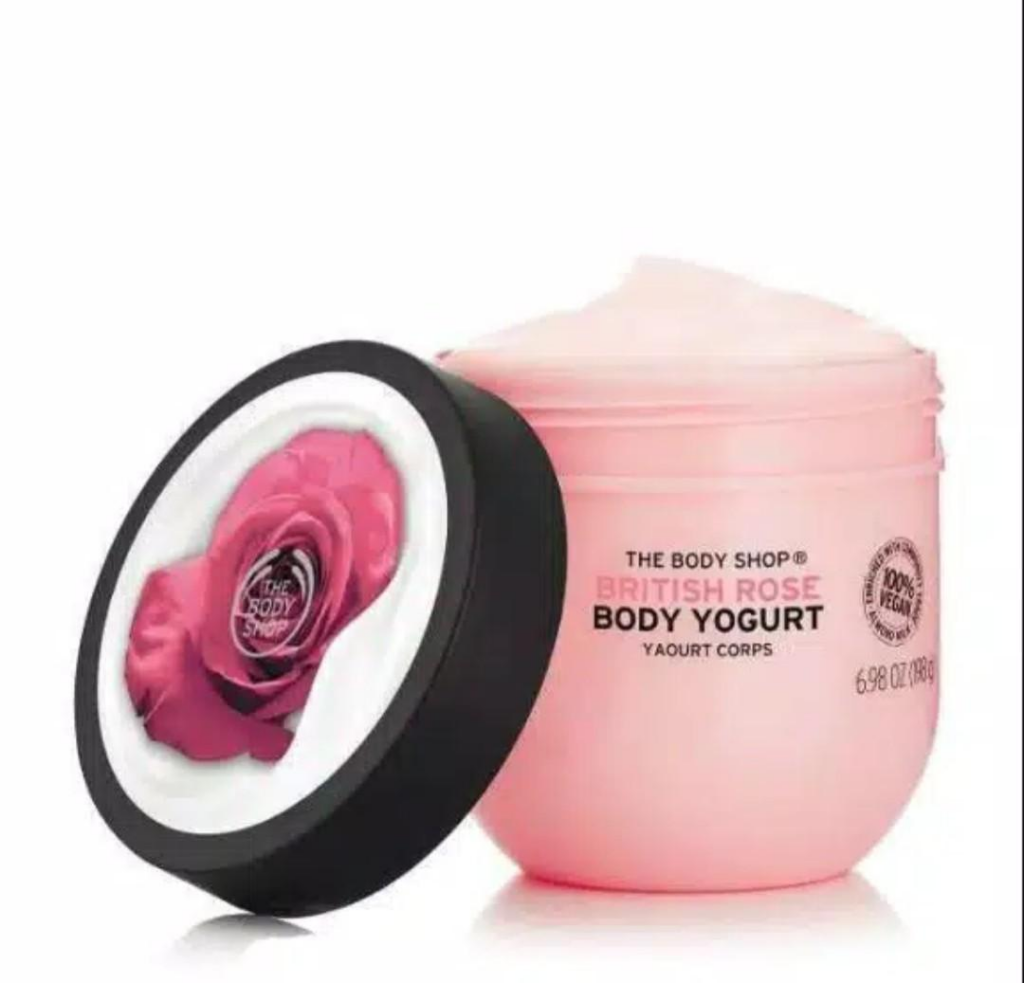 The Body Shop - British Rose Body Yogurt || Body Yogurt Terbaik