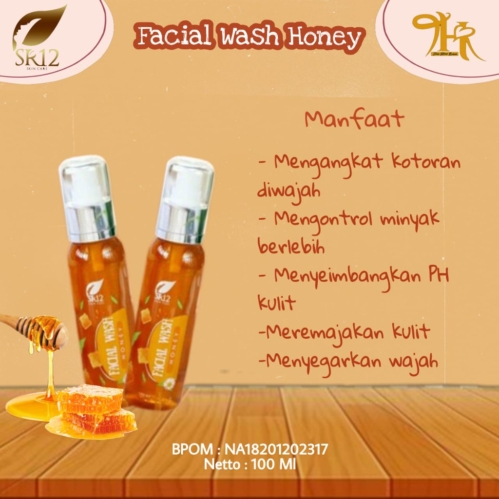 SR12 Honey Facial Wash || Sabun Madu Terbaik