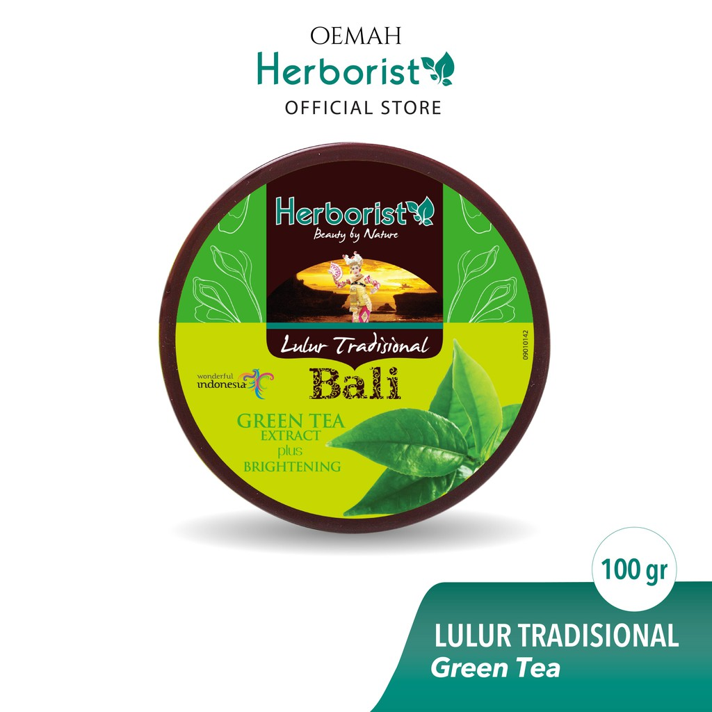 Herborist Lulur Bali Green Tea || Lulur Terbaik untuk Memutihkan Kulit