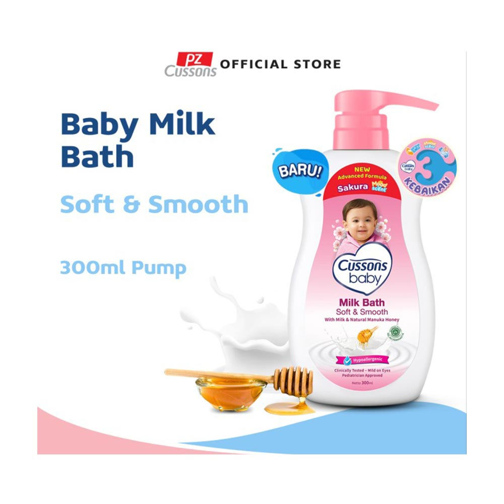 Cussons Baby Milk Bath || Sabun Susu Sapi Terbaik
