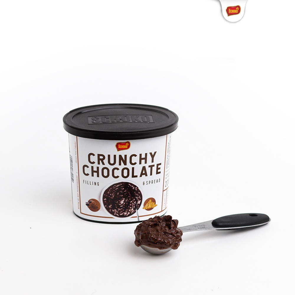 SCHOKO Crunchy Chocolate Filling and Spread || Selai coklat crunchy terbaik