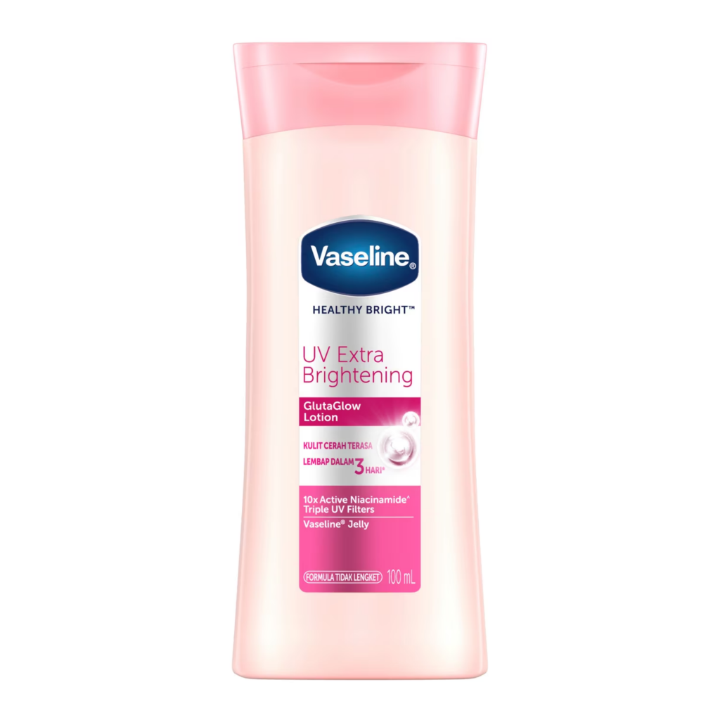 Vaseline Healthy Bright: UV Lightening Lotion || Body Lotion Vaseline Terbaik