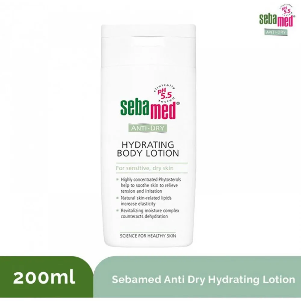 Sebapharma: Sebamed Anti-Dry Hydrating Body Lotion || Lotion Terbaik untuk Kulit Kering