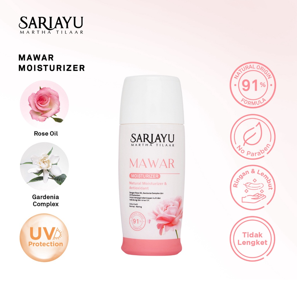 Sariayu Mawar Relaxing Aromatic Pelembab || Produk Sariayu Terbaik 2023