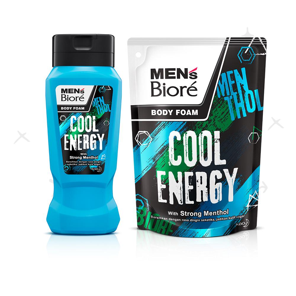 Men’s Biore varian Cool Energy Strong Menthol || Sabun Mandi Terbaik Untuk Pria