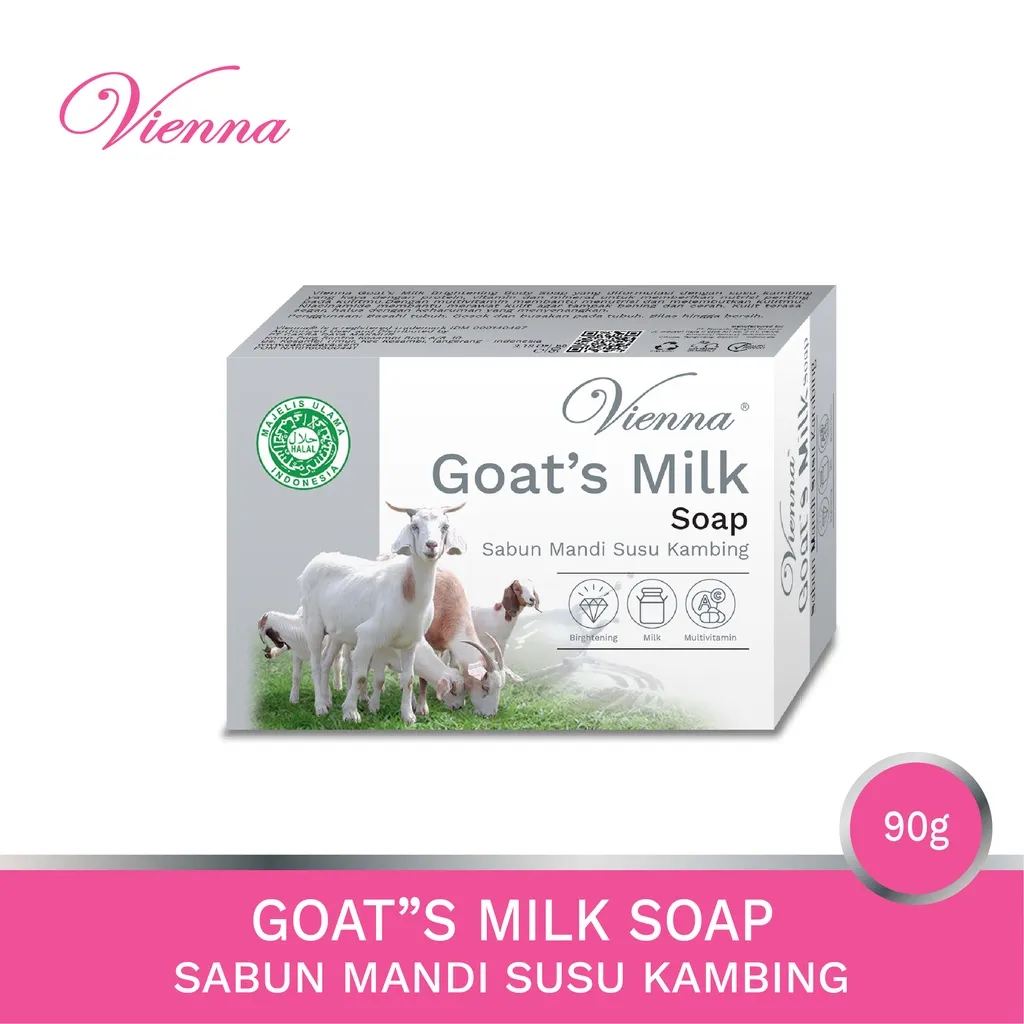 Vienna Goats Milk Soap Kemasan 90 gr || Sabun Susu Kambing Terbaik