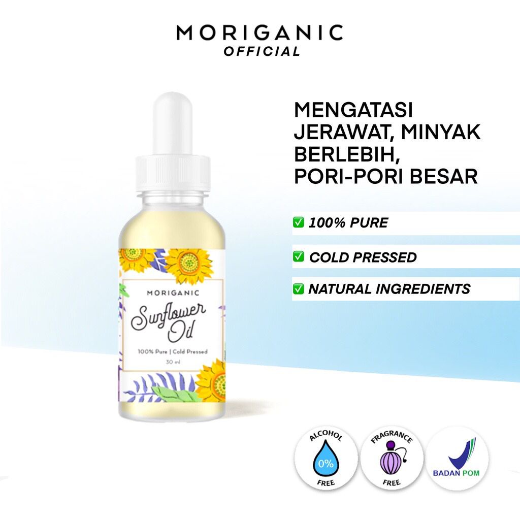 Moriganic Sunflower Oil || Sunflower Oil Terbaik untuk Merawat Tubuh