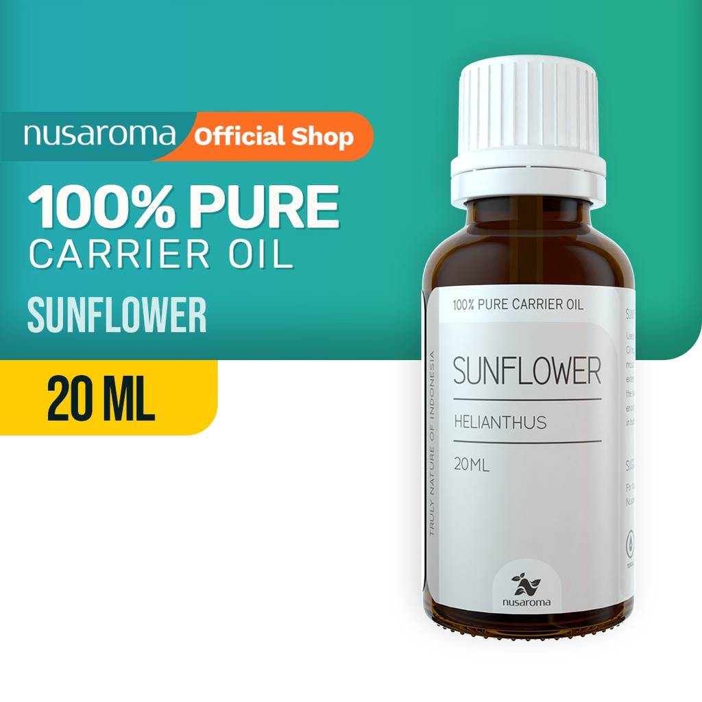 Nusaroma Sunflower Seed Pure Carrier Oil || Sunflower Oil Terbaik untuk Merawat Tubuh