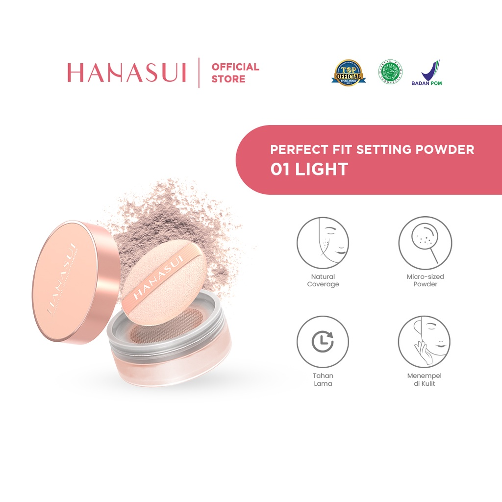 Hanasui Perfect Fit Setting Powder || Setting Powder yang Bagus