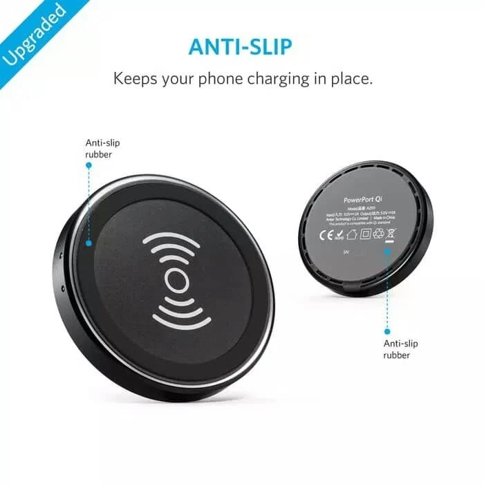 Anker PowerPort Qi Wireless Charger seri A2511012 || Wireless Charger Terbaik