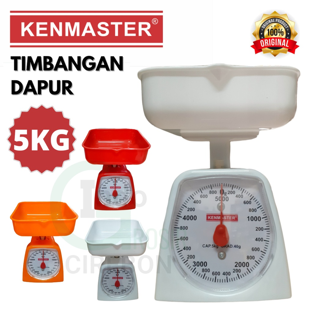 Kenmaster: Timbangan Serbaguna 5 kg TIMB 026 || Timbangan Duduk yang Cocok Untuk Berjualan