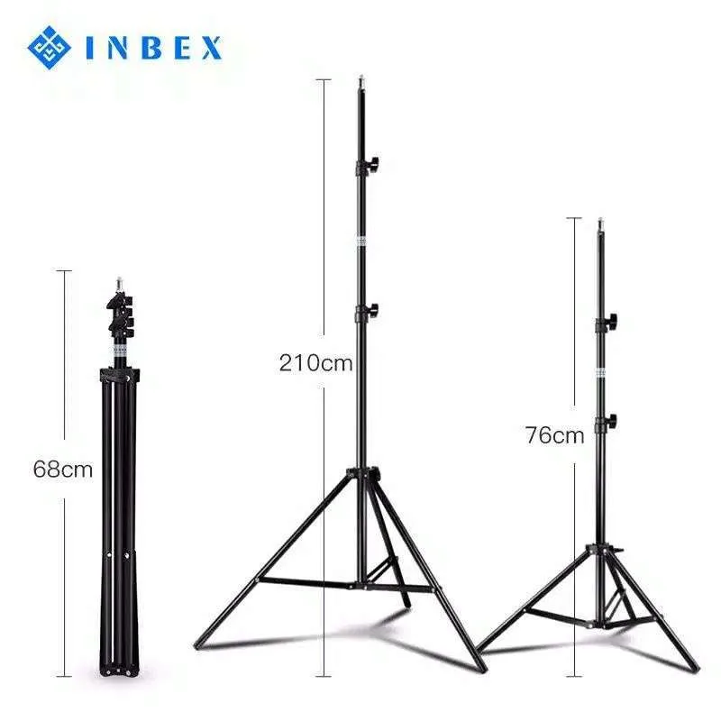INBEX Portable Light Stand 3 Section for Photo Studio Tools || tripod lighting stand terbaik