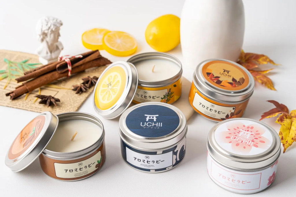 Uchii Aroma Therapy Decorative Canned Candle || Kado Terbaik untuk Kakak Perempuan