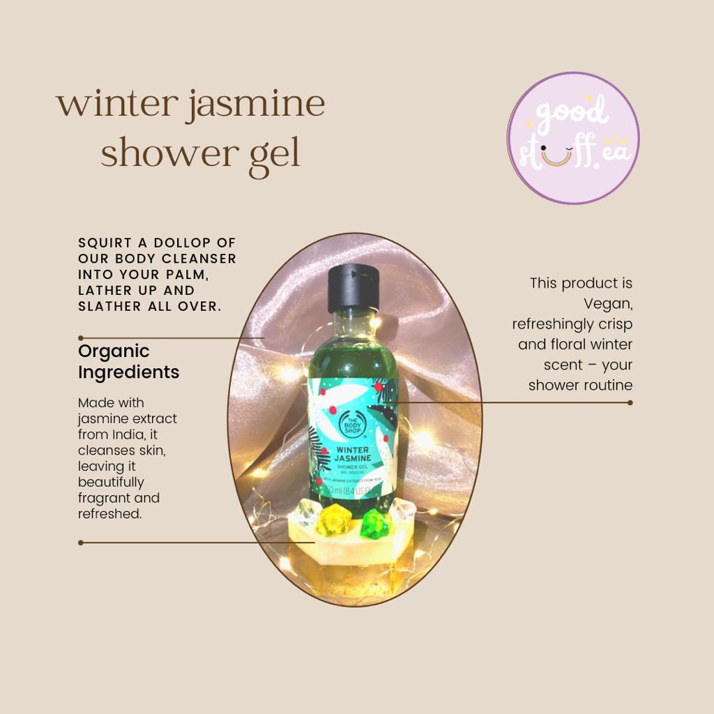 The Body Shop Winter Jasmine Shower Gel || Kado Terbaik untuk Kakak Perempuan