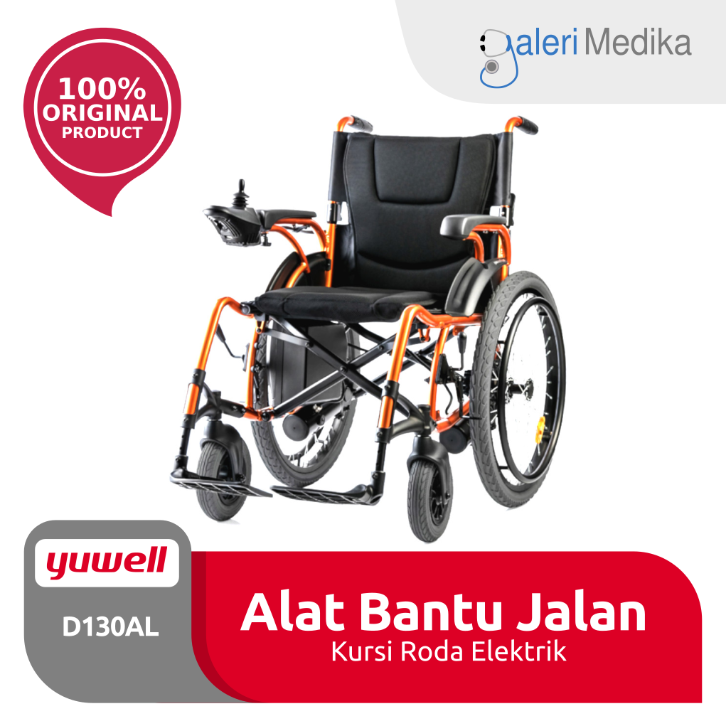 Yuwell Power Wheelchair D130AL || Kursi Roda Elektrik Terbaik