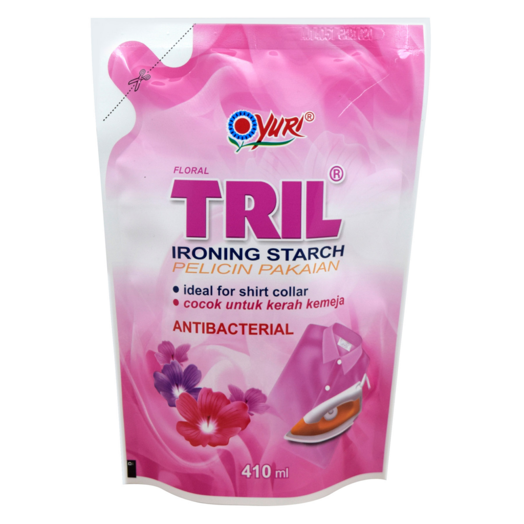Yuri Tril Ironing Starch Floral: TRI431992 || Pelicin Pakaian Terbaik Untuk Setrika