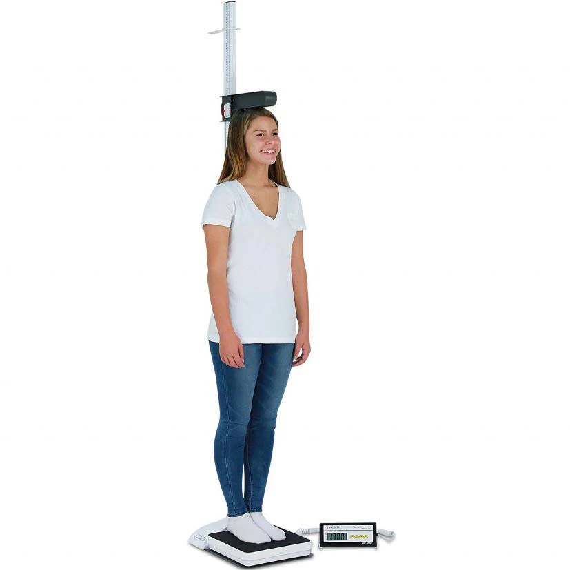 Detecto Free Standing Portable Height Rod Mechanical  || Merk Alat Pengukur Tinggi Badan Terbaik