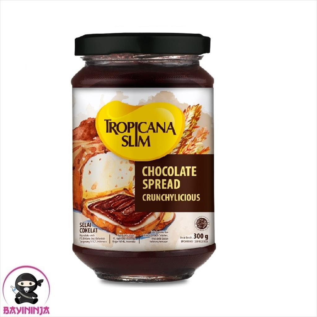 Tropicana Slim Chocolate Spread Crunchylicious  || Selai coklat crunchy terbaik