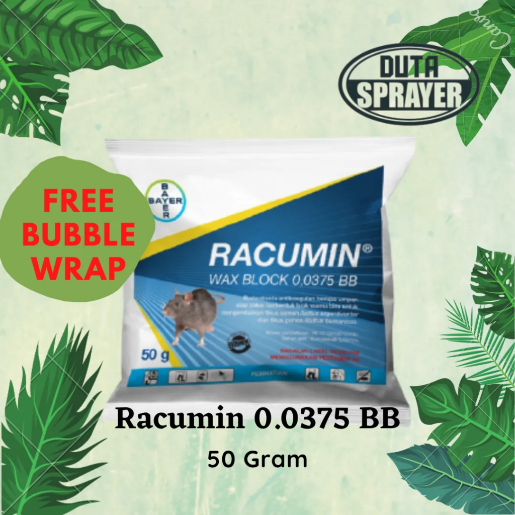 Bayer Racumin Wax Block 0,0375 BB || Racun Tikus yang Paling Ampuh